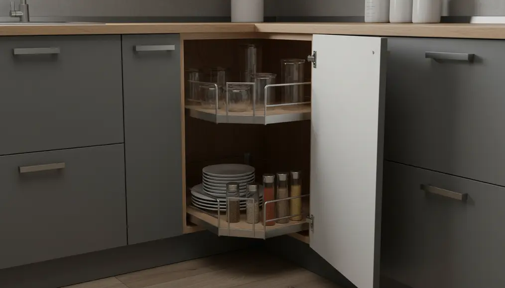 Strategi Memaksimalkan Ruang dan Sudut Kabinet pada Dapur 2x3 Meter