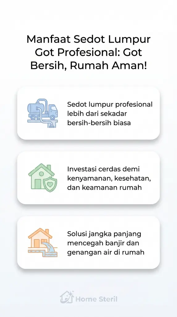 Manfaat Sedot Lumpur Got Profesional: Got Bersih, Rumah Aman!