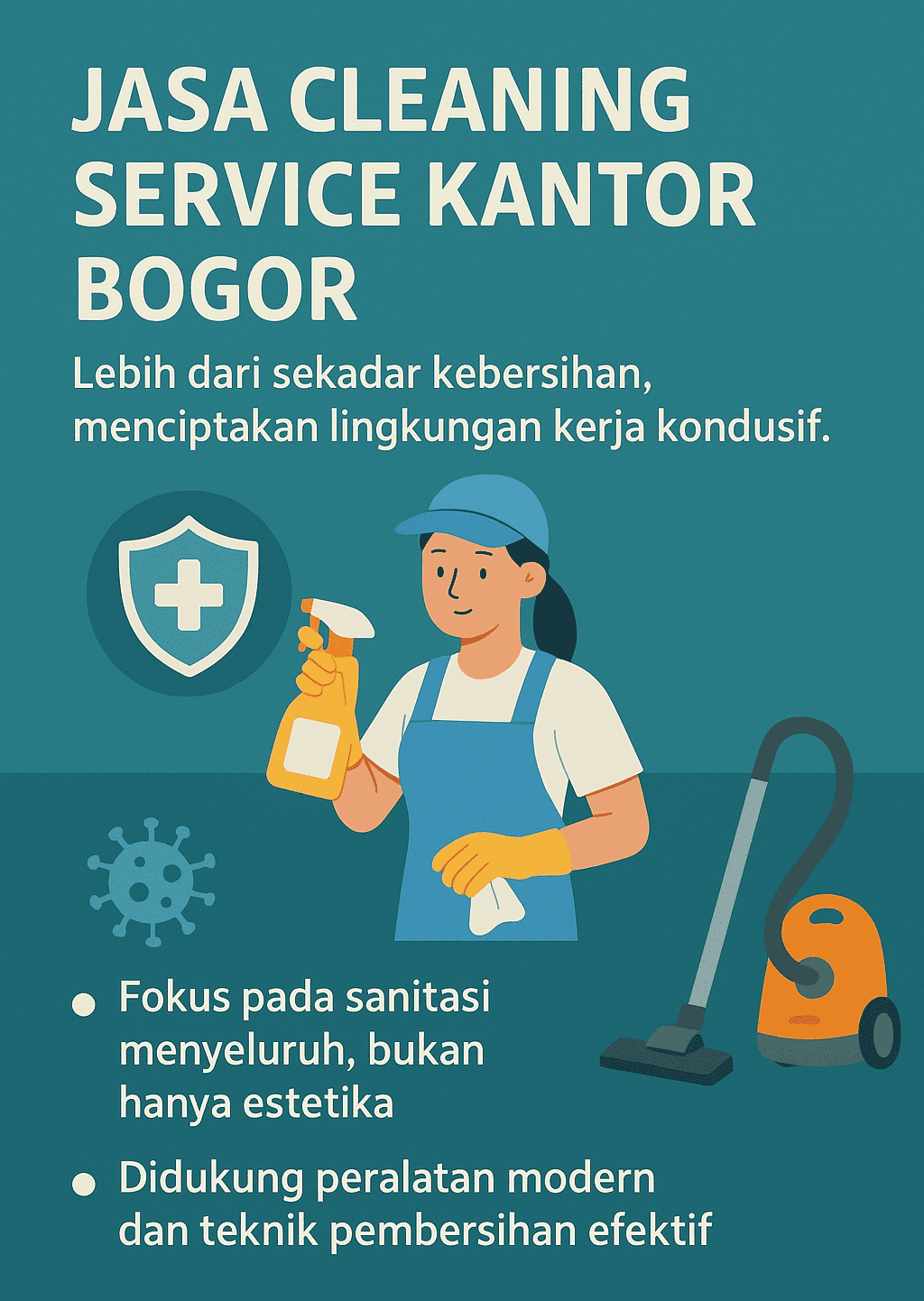 Infografik: Jasa Cleaning Service Kantor Bogor