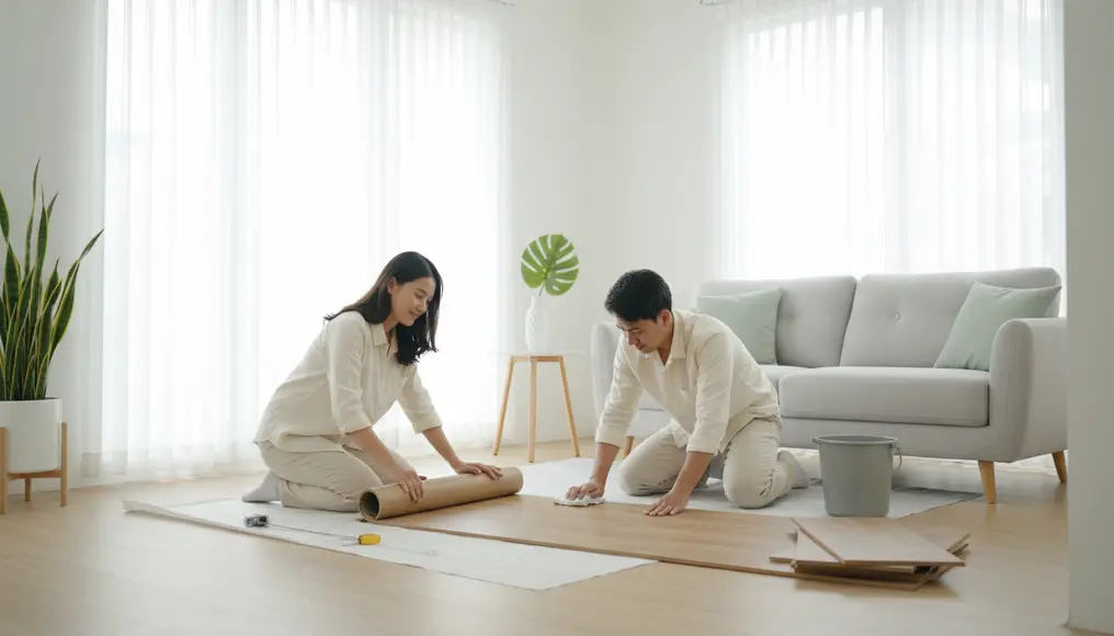 Tips Persiapan Ruangan untuk Pasang Lantai Vinyl