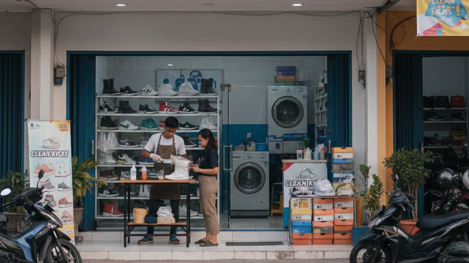 Tips Memilih Lokasi Strategis untuk Membuka Gerai Usaha Laundry Sepatu