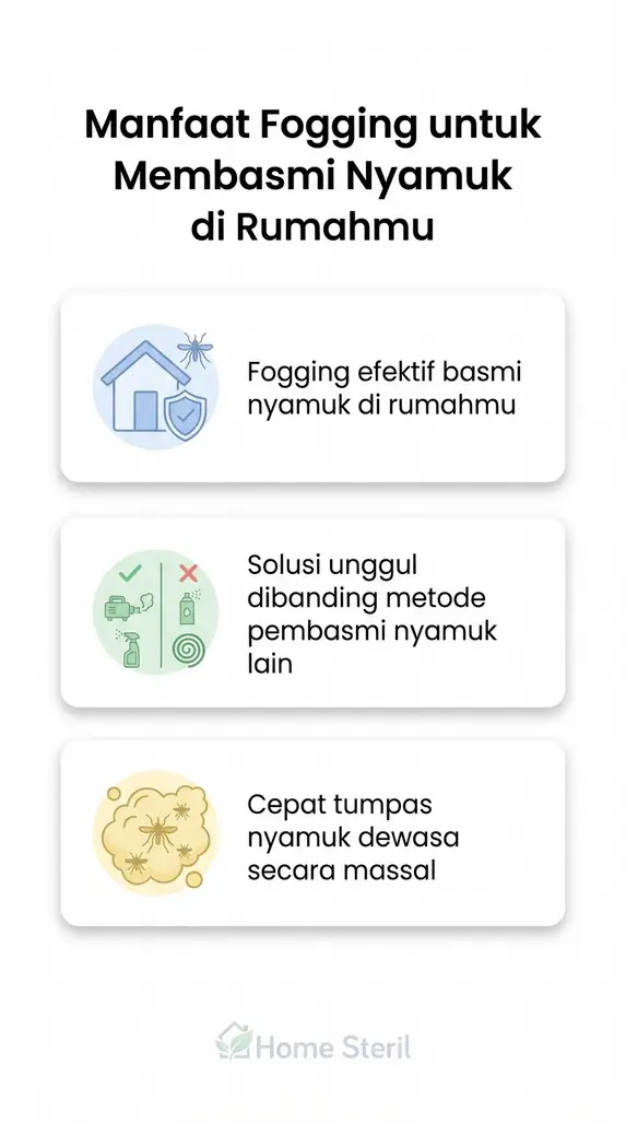 Manfaat Fogging untuk Membasmi Nyamuk di Rumahmu