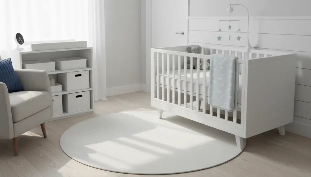 Kamar bayi minimalis yang telah melewati proses deep cleaning dan sterilisasi udara menyeluruh - home-steril.com