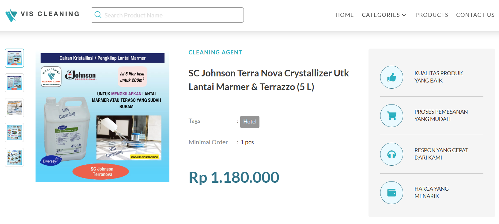 2. Terranova (Cairan Pengkilap Granit)