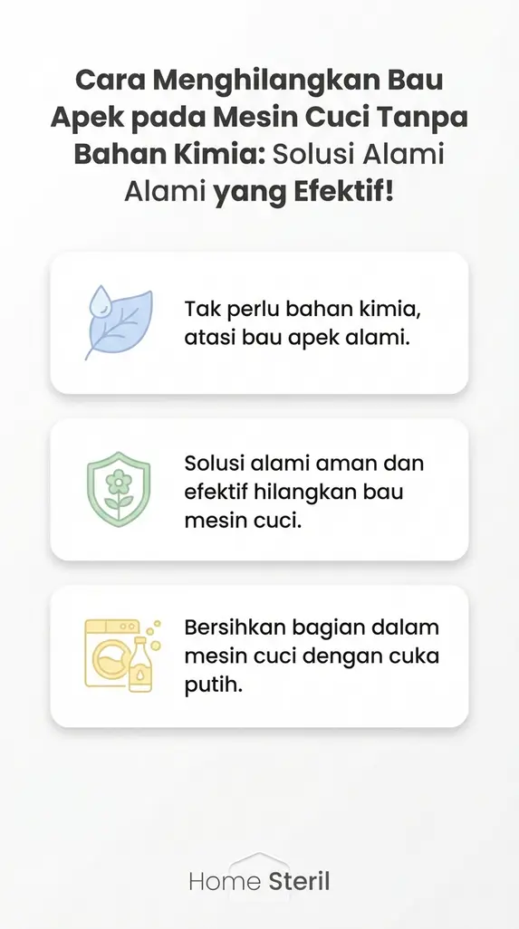 Cara Menghilangkan Bau Apek pada Mesin Cuci Tanpa Bahan Kimia: Solusi Alami yang Efektif!