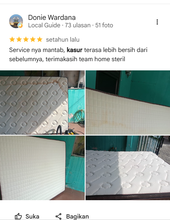 Testimoni Pelanggan Home Steril