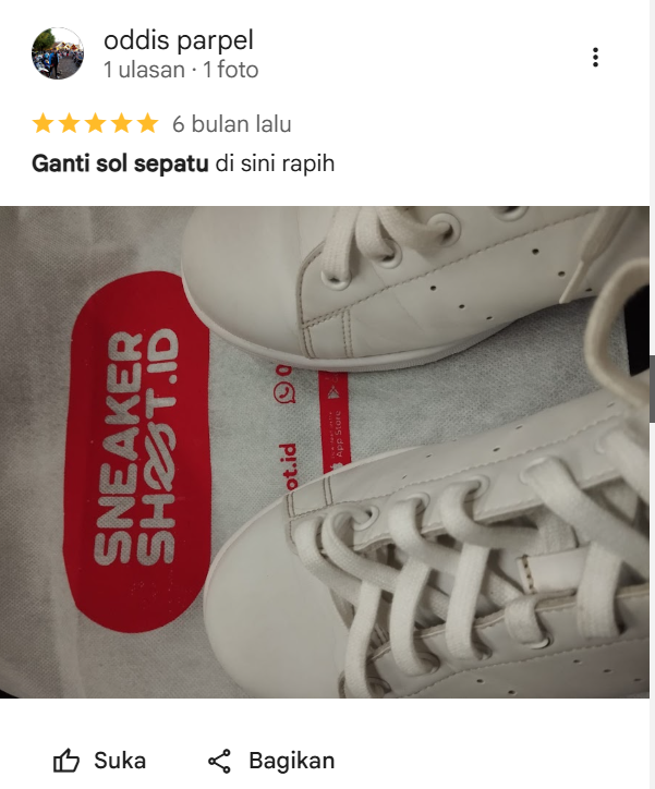 Testimoni Pelanggan Sneakershoot