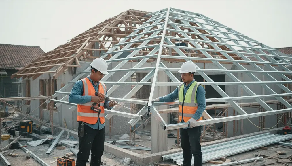 Tahapan Proses Ganti Atap Baja Ringan yang Efisien