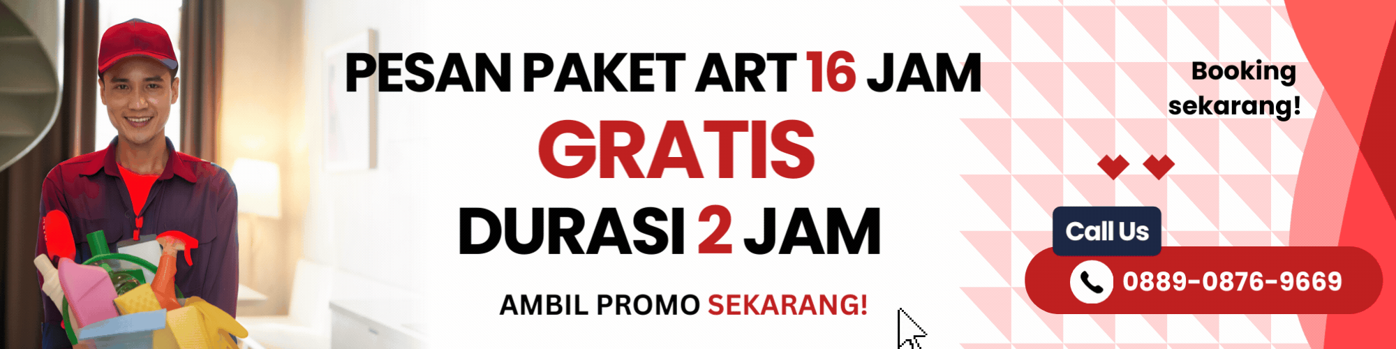Promo jasa art harian di home-steril.com