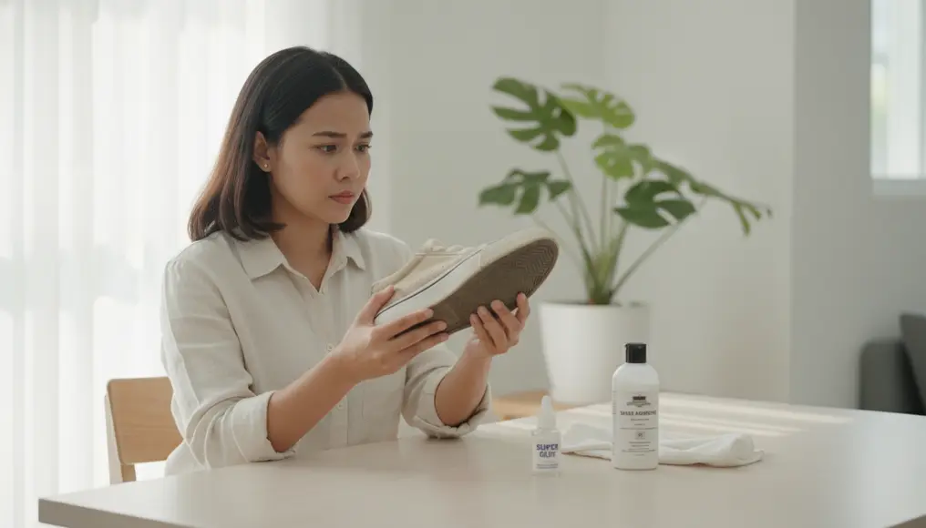 Sol Sepatu Lepas Total? Ini Beda Jasa Reglue vs Lem Korea (Bahaya!)