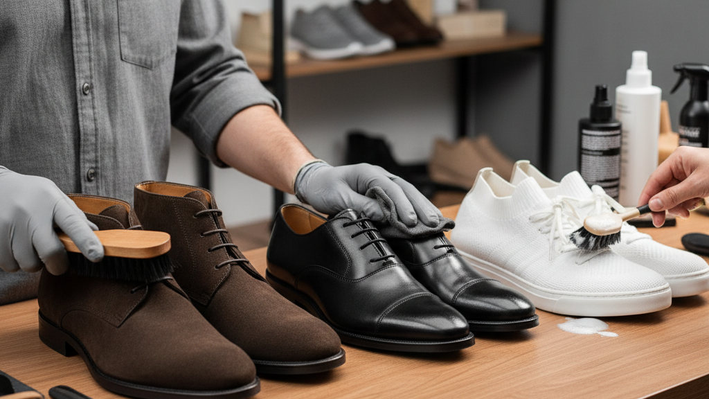 Persiapan Sebelum Membersihkan Sepatu Kulit