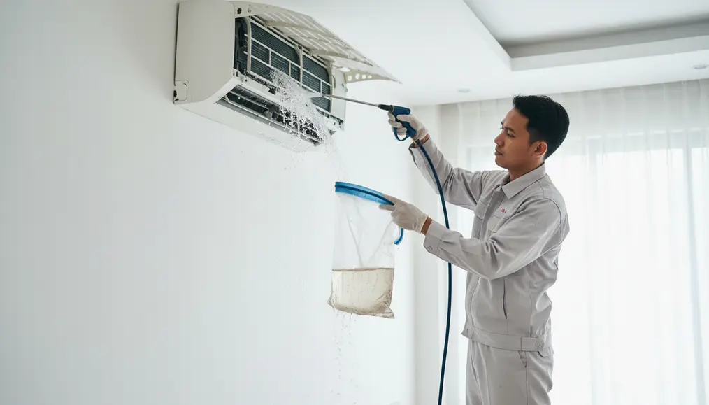 Cuci AC Split: Kunci Utama Efisiensi dan Penghematan Listrik Jangka Panjang