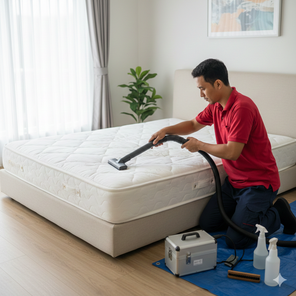 Bagaimana Proses Cuci Kasur Profesional?
