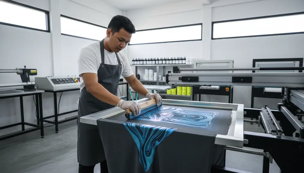 Teknologi Sablon Terkini untuk Ketahanan Air Asin & Elastisitas