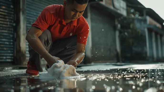 Pilihan produk: sabun pemula dan perlengkapan cuci sepatu dasar