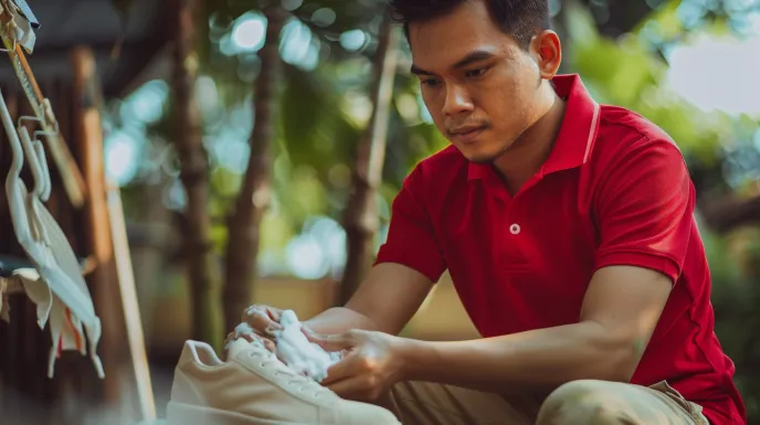 Cara Mengeringkan Sepatu yang Benar Setelah Dicuci dengan Kit Sneakershoot