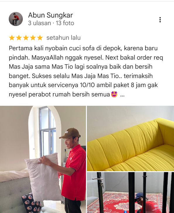 Testimoni Pelanggan Home Steril