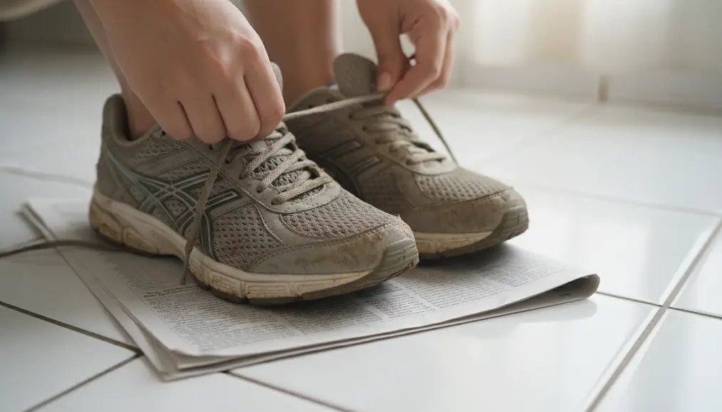 Langkah Pertama: Penanganan Sepatu Basah Segera Setelah Hujan