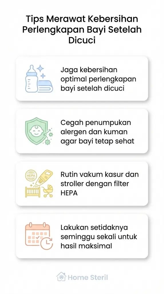Tips Merawat Kebersihan Perlengkapan Bayi Setelah Dicuci
