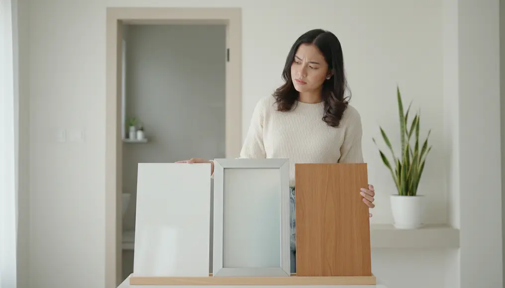 Memilih Material Pintu Kamar Mandi Tahan Air: PVC, Aluminium, atau Kayu Khusus?