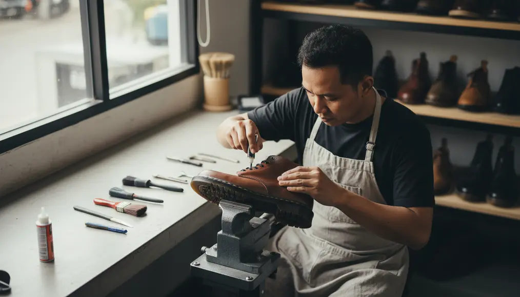 Langkah-Langkah Proses Penggantian Outsole Dr. Martens