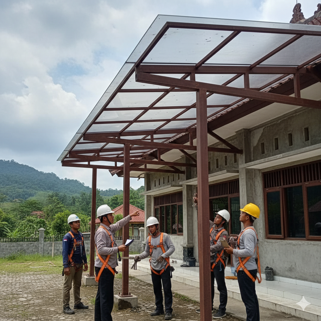 Peran Kontraktor Berpengalaman dalam Pemasangan Kanopi Anti-Bencana