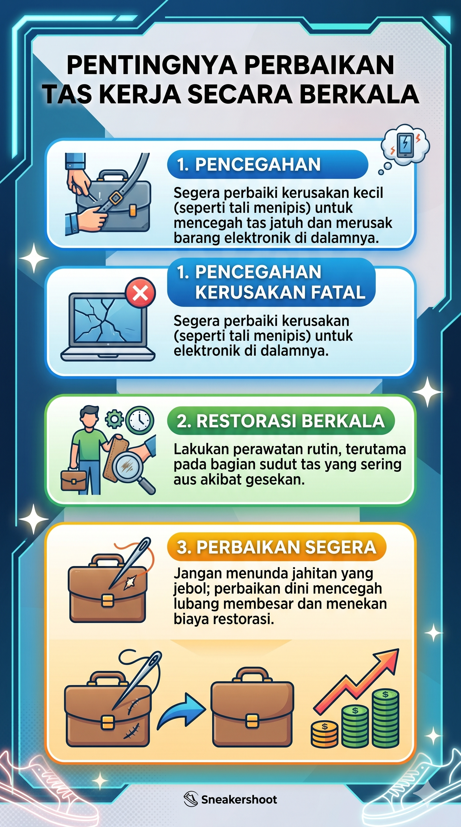 Pentingnya Perbaikan Tas Kerja Secara Berkala