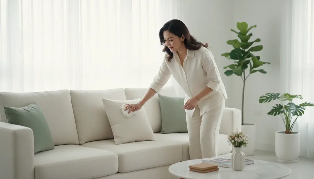 Investasi Sofa Mahal? Begini Cara Memperpanjang Umur Kain Sofa Anda