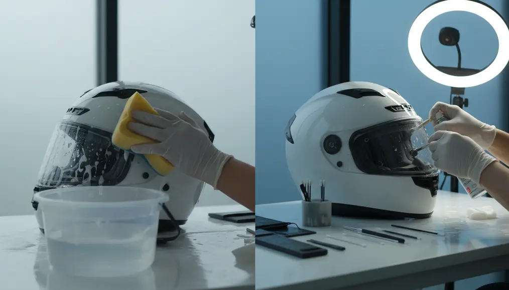 Perbedaan Mendasar Antara Laundry Helm dan Salon Helm (Detailing)