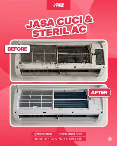 Before&After cuci ac