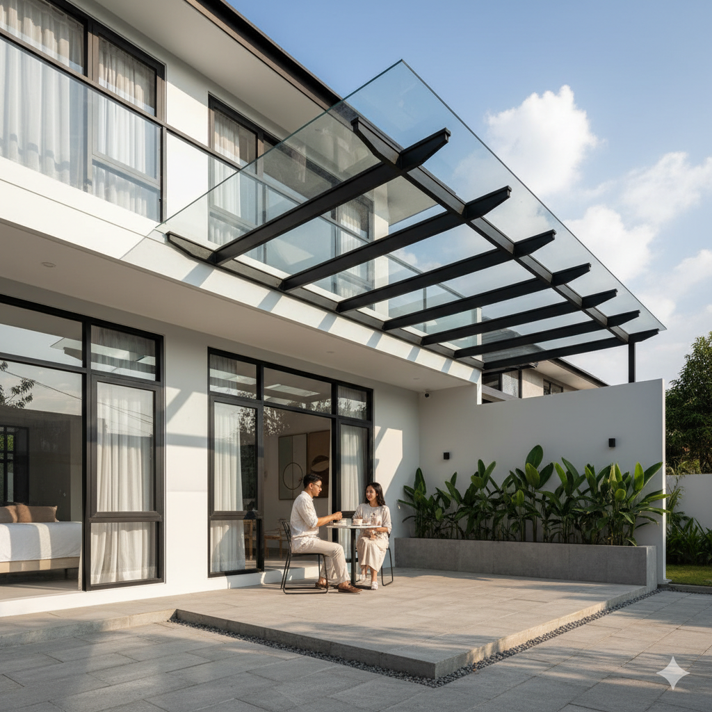 Jenis-jenis Material Kanopi Populer untuk Rumah Minimalis
