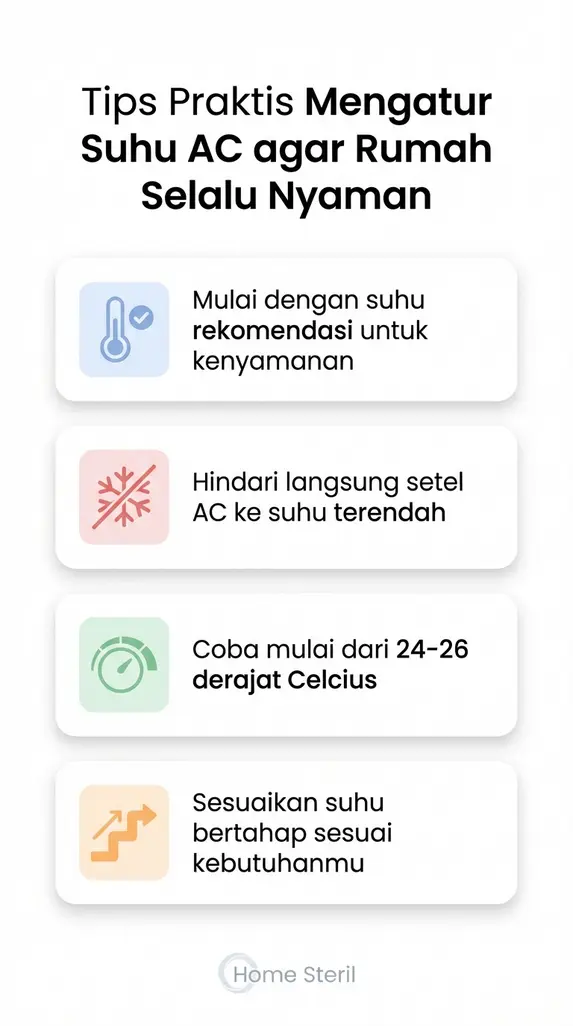 Tips Praktis Mengatur Suhu AC agar Rumah Selalu Nyaman
