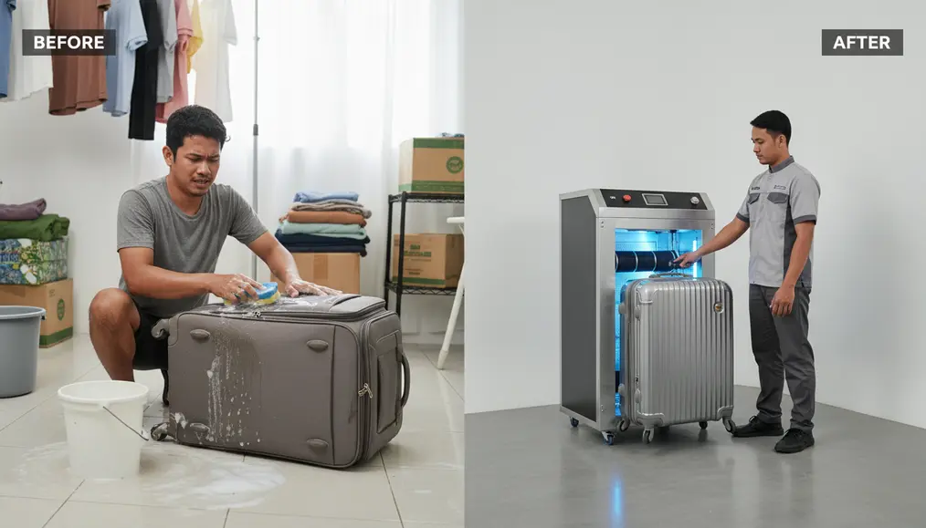 Perbandingan Cuci Koper di Rumah vs Layanan Profesional: Mana yang Lebih Efektif?