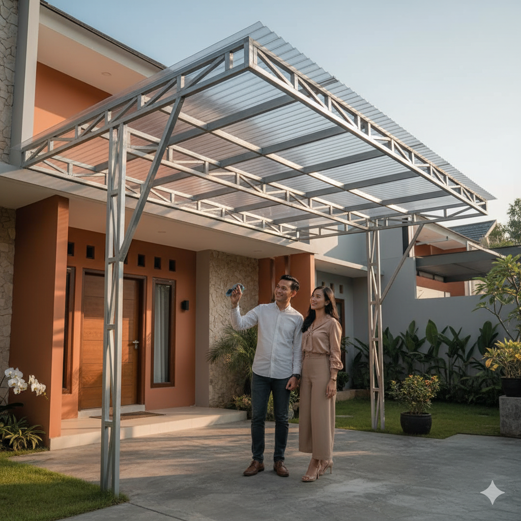 Kanopi Baja Ringan: Kokoh dan Tahan Karat