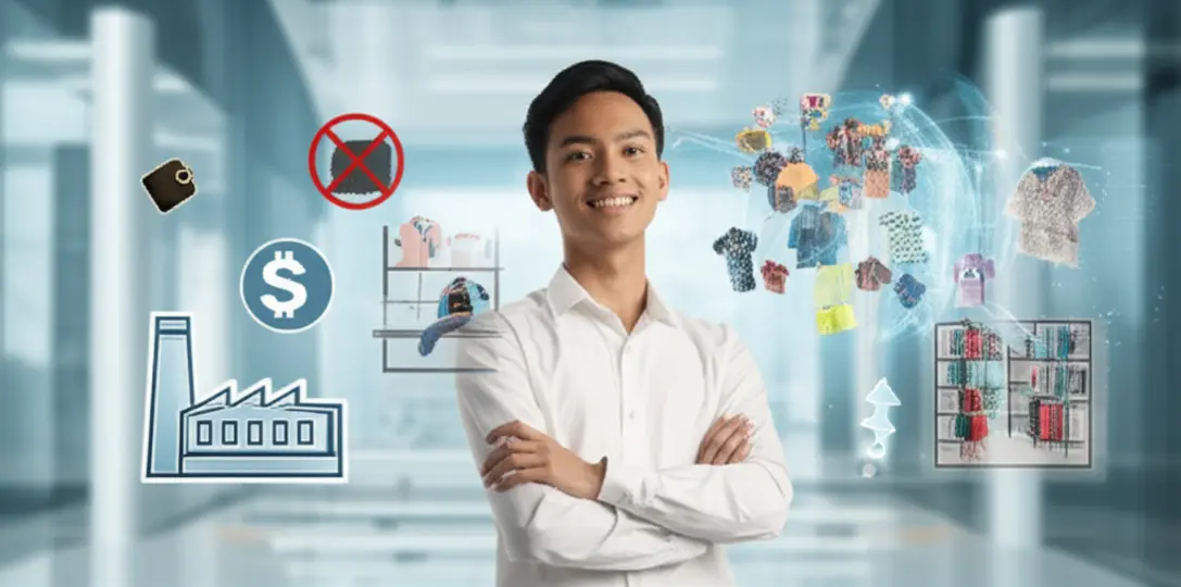 Desain & Jual Baju Satuan Virtual: Bisnis Fashion Digital-First