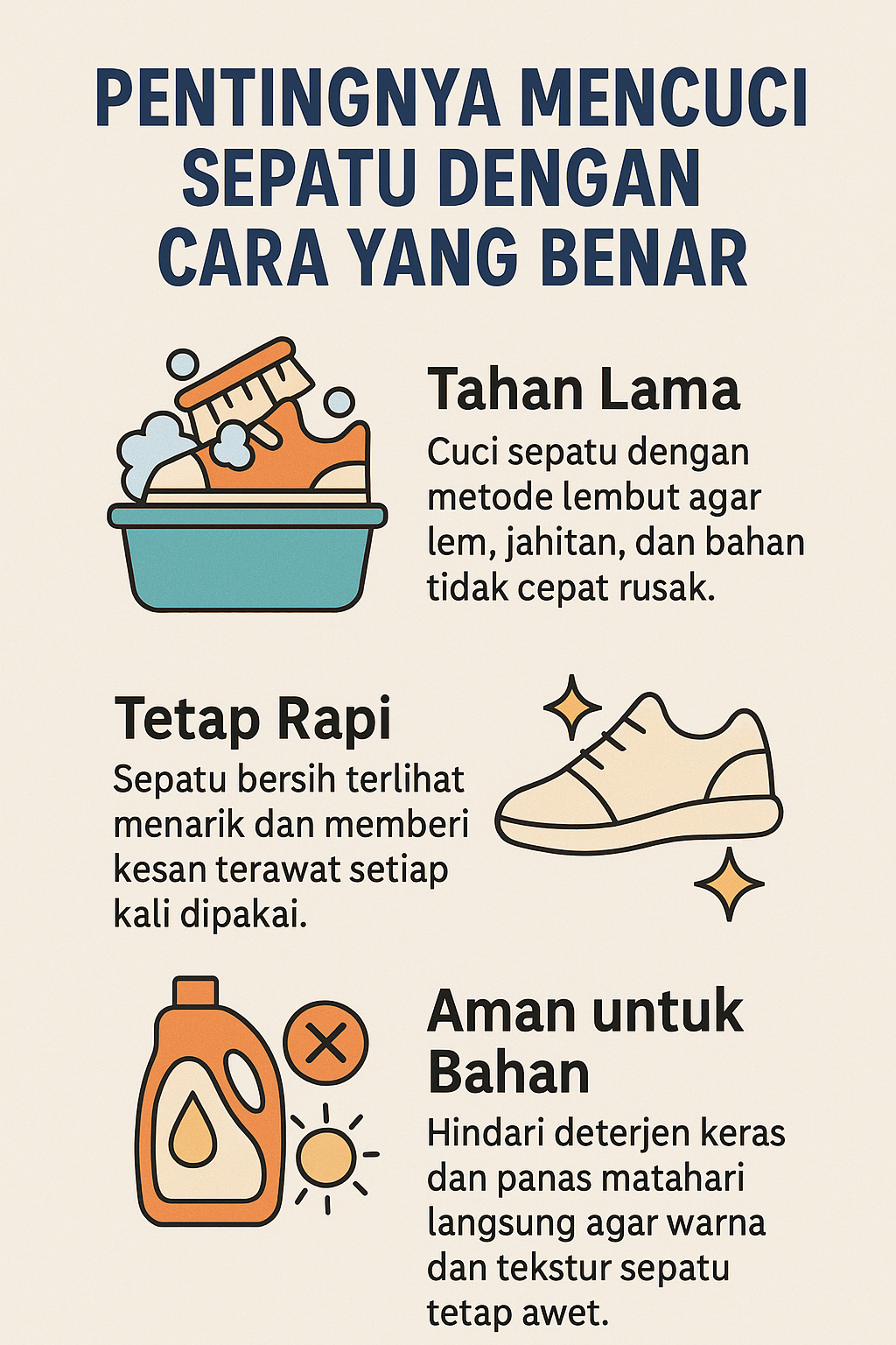 Pentingnya Mencuci Sepatu dengan Cara yang Benar