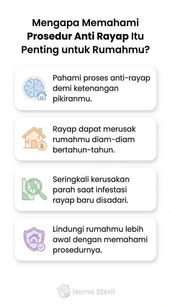 Mengapa Memahami Prosedur Anti Rayap Itu Penting untuk Rumahmu?