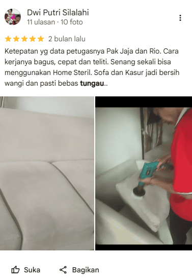 Ulasan Pelanggan Setia Home Steril