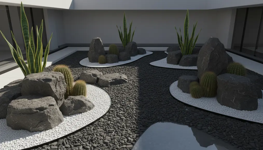 Ide Desain Taman Kering (Inner Court) yang Memukau