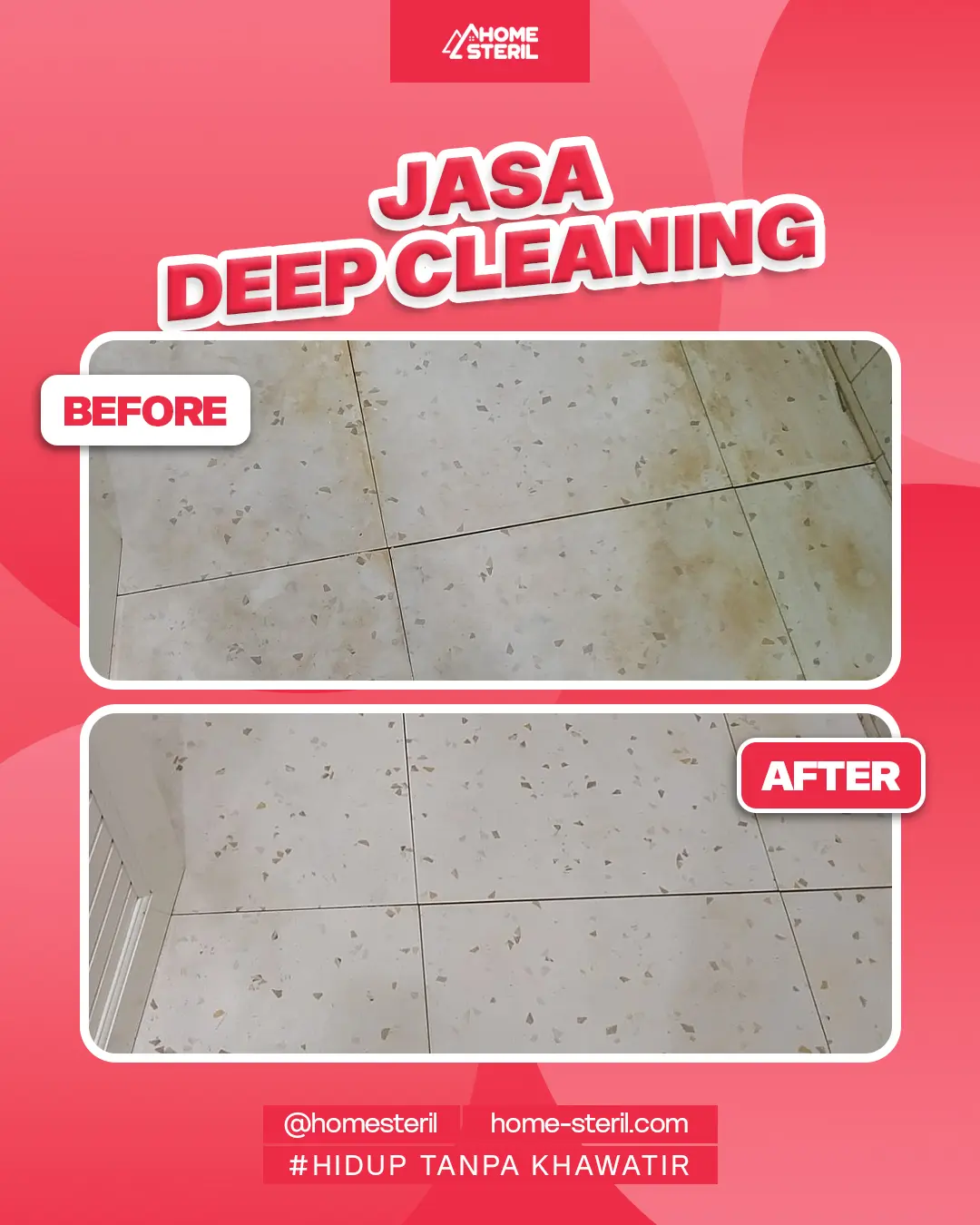 Before&After Deep Cleaning di homesteril.com