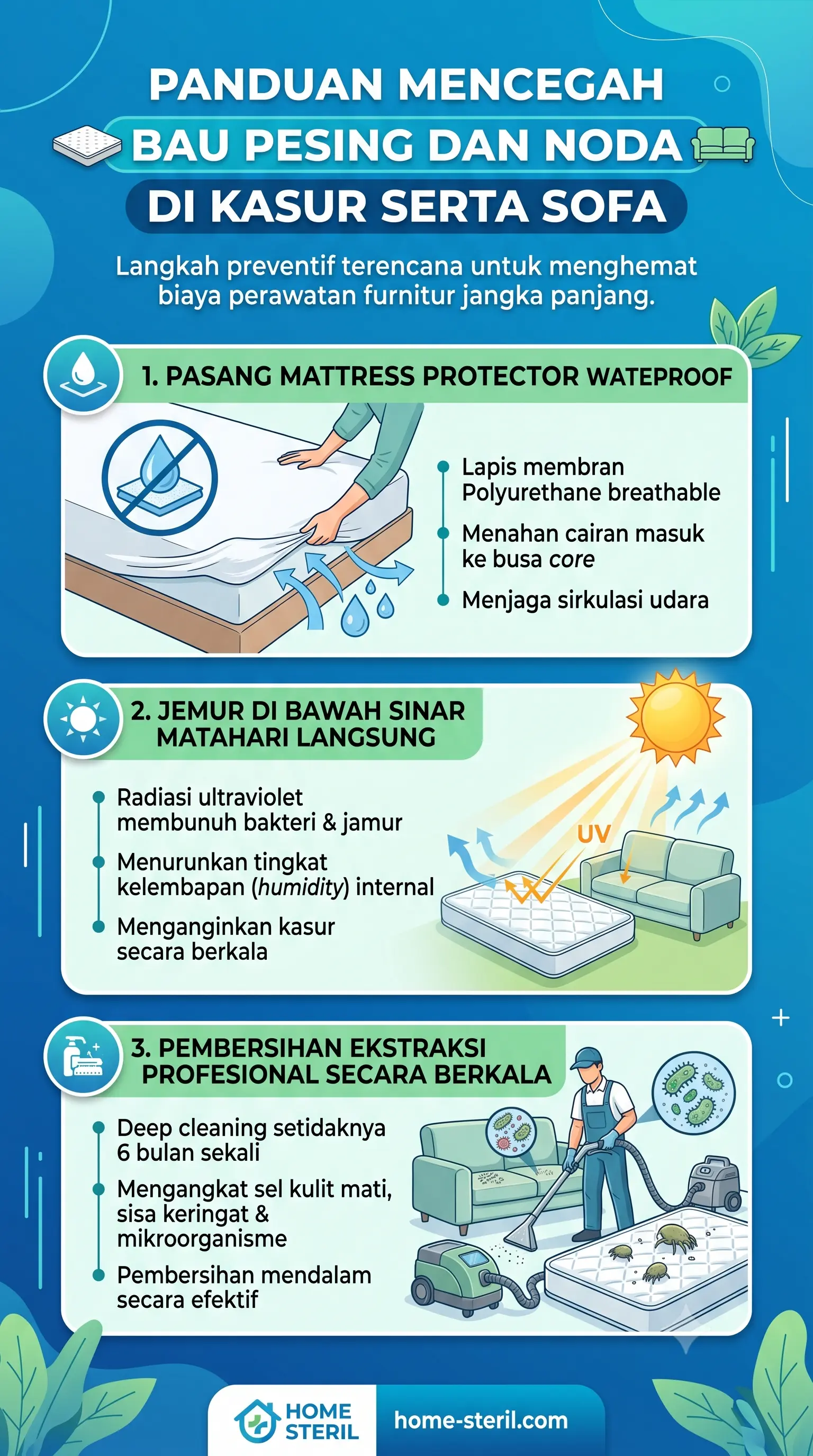 Cara mencegah bau pesing kambuh