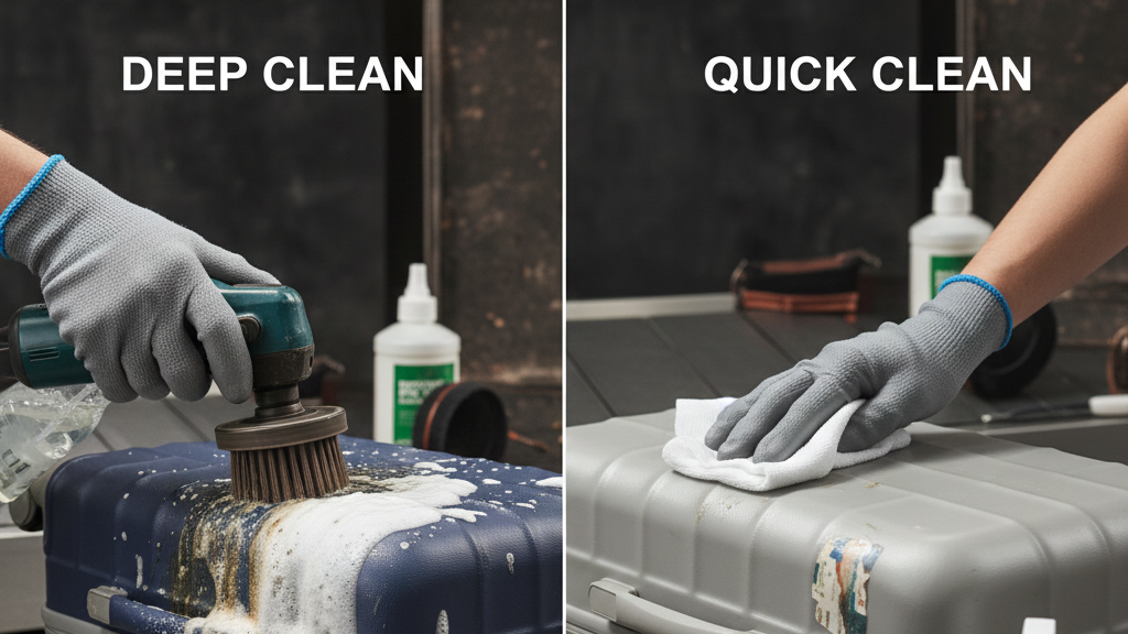 Kapan Harus Deep Clean vs Quick Clean Koper? Ini Perbedaannya