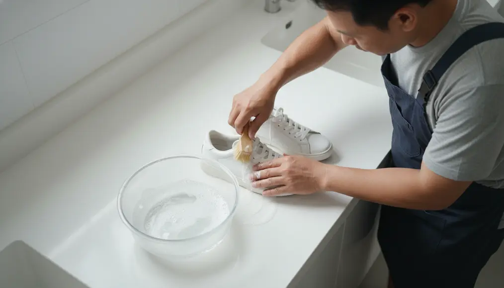 Tips Tambahan untuk Mencuci Sepatu Agar Deterjen Cuci Sepatu Aman Bekerja Maksimal