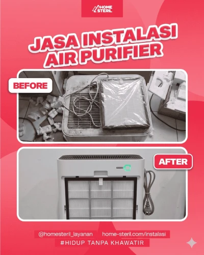 before_after_jasa_instalasi_air_purifier homesteril.com