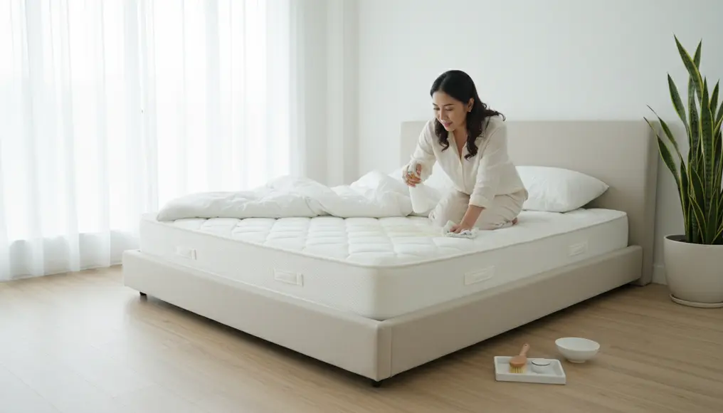 Cara Menghilangkan Noda Kuning di Kasur Akibat Keringat & Usia