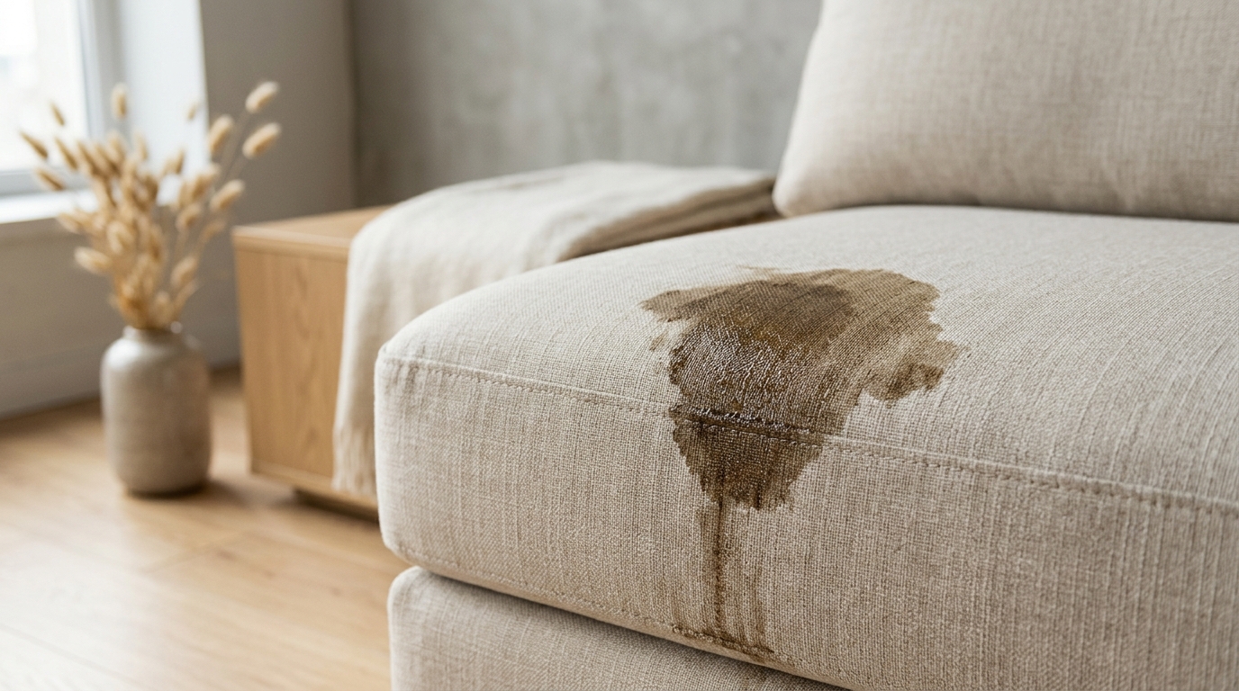 Mengapa Noda Cairan Berminyak Begitu Sulit Dihilangkan dari Sofa?
