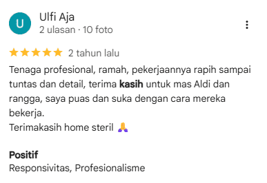 Review Pelanggan Pakai Jasa Pembersihan Kolam Renang Home Steril