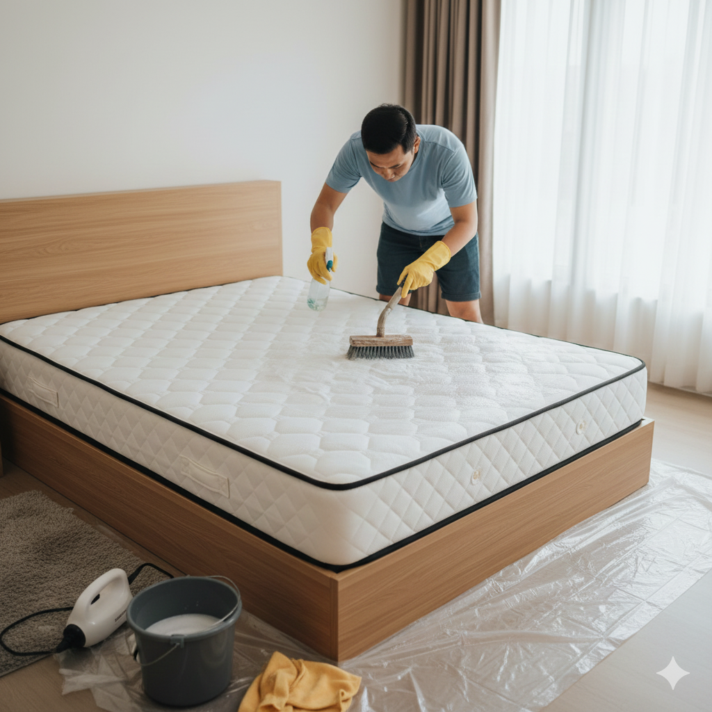 Cara Mencuci Kasur Secara Mandiri