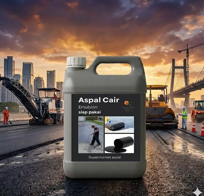 Kemasan Ember Praktis Aspal Cair Emulsi Supermarket Aspal Siap Pakai - home-steril.com