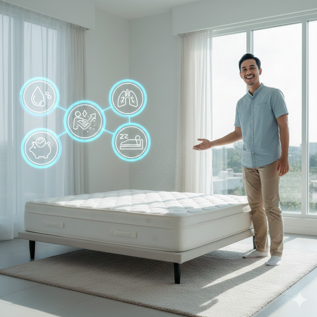 Manfaat Mencuci Kasur secara Berkala